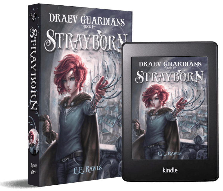 Strayborn, Draev Guardians, books like Percy Jackson, books like Harry Potter, fantasy and magic books, fantasy books for kids, books like Ranger's Apprentice, books like Mistborn, author E.E. Rawls,