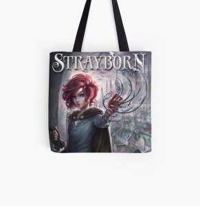 art tote bag, fantasy book tote bag, fantasy home decor, fantasy art decor, author E.E. Rawls, Draev Guardians merch, fantasy book series swag, fantasy book merch, fantasy book tote bag, fantasy book accessories, book apparel, book swag tote bag, fantasy book art, vampire books, vampire tote bag, red hair girl, wings art tote bag, bat wings tote bag, dragon tote bag,